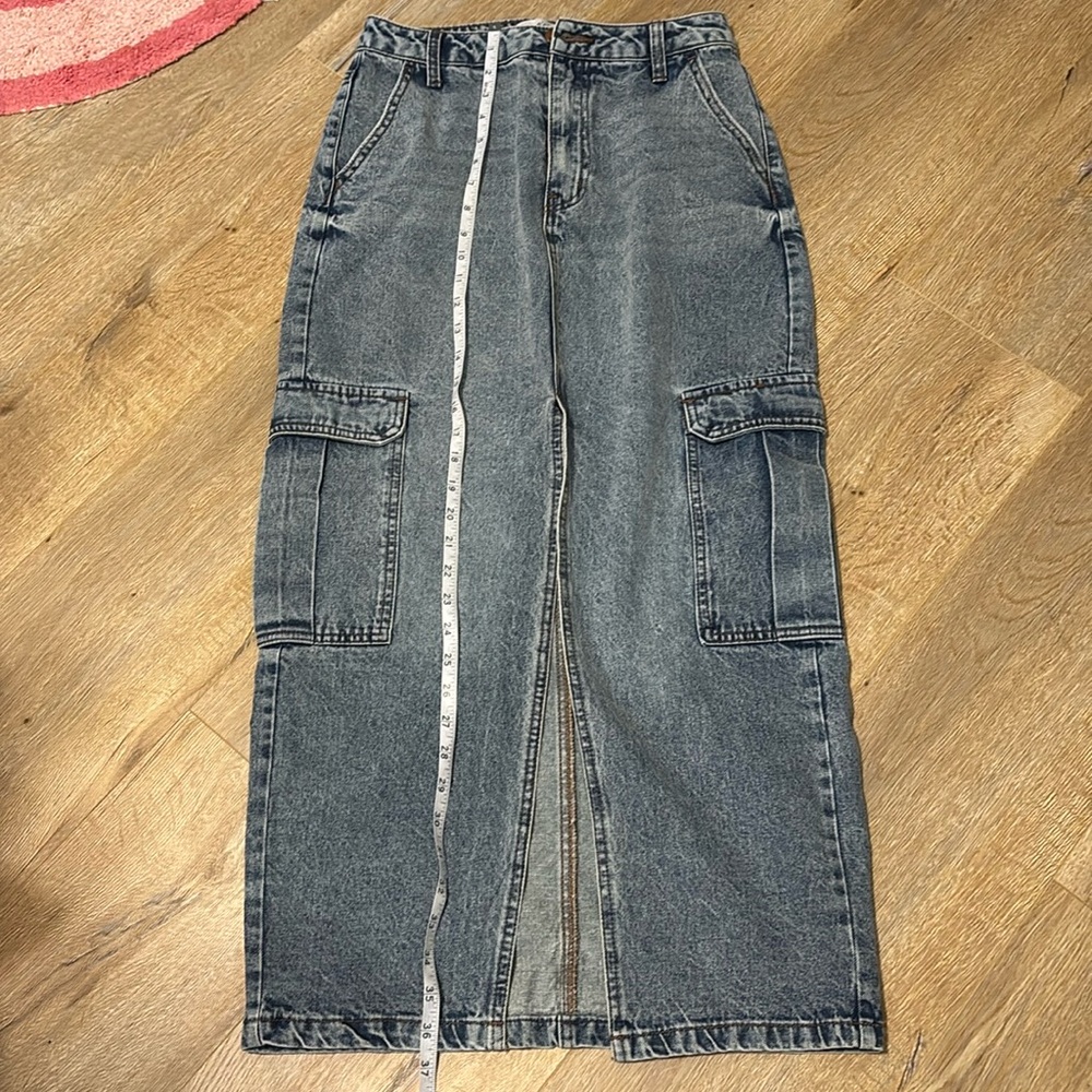 Denim ling skirt